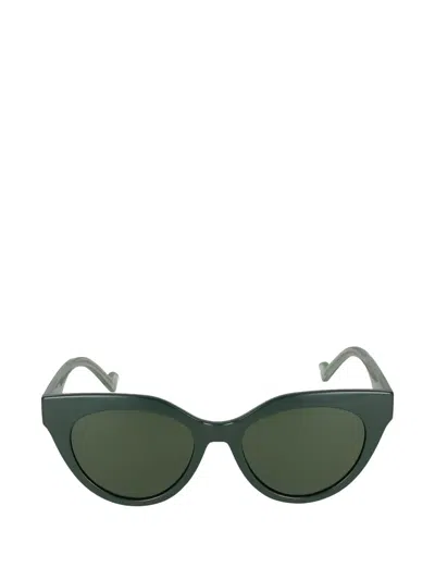 Liu •jo Cat-eye Sunglasses In Green