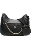 Liu •jo Versatile Shoulder Bag Chain Detail In Black