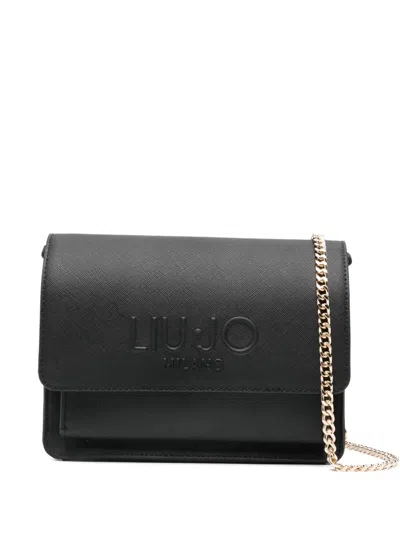 Liu •jo Chain-detail Cross-body Bag In Black