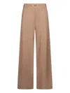 Liu •jo Chain-detail Knitted Trousers In Brown