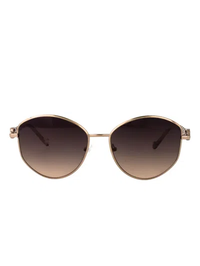 Liu •jo Chain-detail Round-frame Sunglasses
