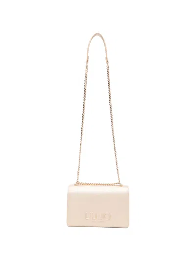 Liu •jo Chain Detail Satchel In Neutral