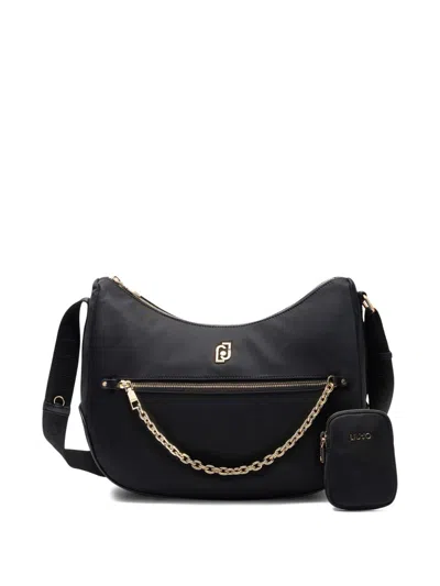 LIU •JO CHAIN-DETAIL SHOULDER BAG
