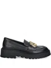 Liu •jo Chain-detailed Loafer In Black