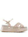 Liu •jo Chain-link Detailed Sandals In Gold