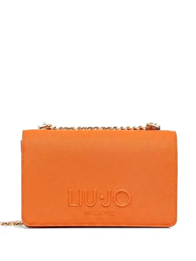 Liu •jo Chain Satchel In Orange