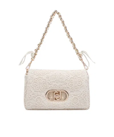 Liu •jo Liu Jo Chain Shoulder Bag In White