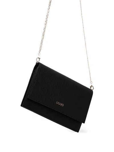 Liu •jo Chain-strap Crossbody Bag In Black