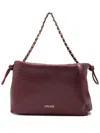 Liu •jo Chain-strap Drawstring Tote Bag In Red