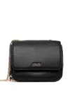 Liu •jo Chain-strap Flap Bag In Black