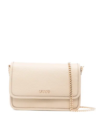Liu •jo Chain-strap Satchel Bag In Neutral