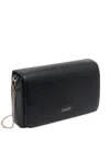Liu •jo Rectangular Crossbody Bag Chain Strap In Black