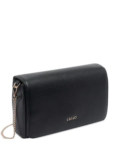 Liu •jo Chain-strap Shoulder Bag In Black