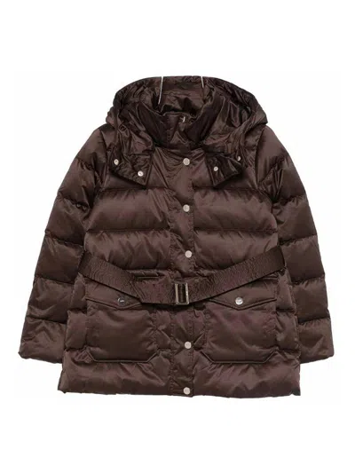 LIU •JO CHAQUETA ALCOCHADA - MARRÓN