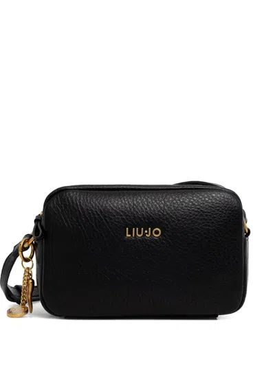 Liu •jo Charm-detail Crossbody Bag In Black