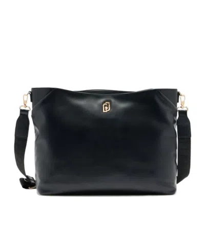 Liu •jo Liu Jo Charm Detailed Medium Tote Bag In Black