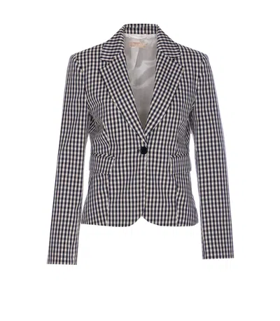 LIU •JO CHECK MOTIF JACKET LIU-JO