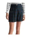 Liu •jo Check-pattern Shorts In Black