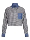 Liu •jo Check Shirt In Blue