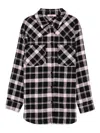 Liu •jo Checkered Shirt In Black