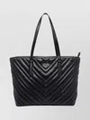 Liu •jo Chevron Pattern Quilted Tote Bag With Straps