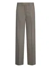 Liu •jo Chevron Pleat Trousers In Brown
