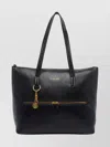 Liu •jo Zip-fastening Logo Shoulder Bag In Black
