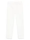 Liu •jo Cropped Trousers In White