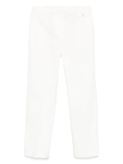 LIU •JO 'CHINO' WHITE TROUSER