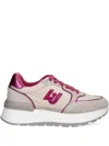 Liu •jo Chunky-sole Lace-up Sneakers In Neutrals