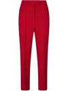 Liu •jo Red Cigarette Trousers In Red