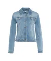 Liu •jo Liu Jo Classic Blue Denim Jacket With Kent Collar