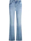 Liu •jo Liu Jo Distressed Flare Jeans In Blue