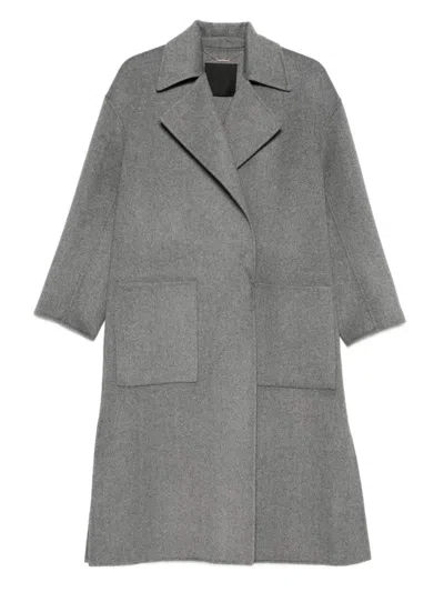 Liu •jo Liu Jo Classic Mid-length Liu Jo Coat In Gray
