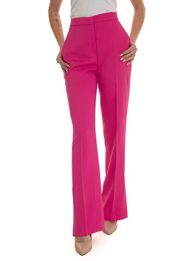 Liu •jo Classical Trousers In Fuchsia