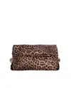 Liu •jo Leopard Handle Clutch Bag In Animal Print
