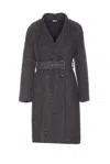 Liu •jo Double-breasted Coat In Black