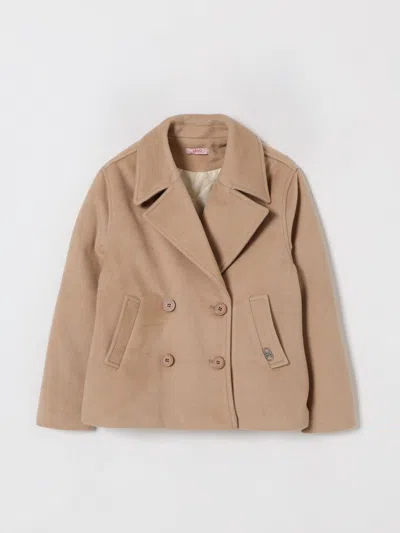 Liu •jo Coat Liu Jo Kids Color Beige In Brown