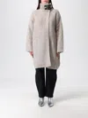 Liu •jo Coat Liu Jo Woman Color Beige In Neutral