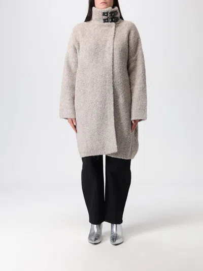 Liu •jo Coat Liu Jo Woman Color Beige In Neutral