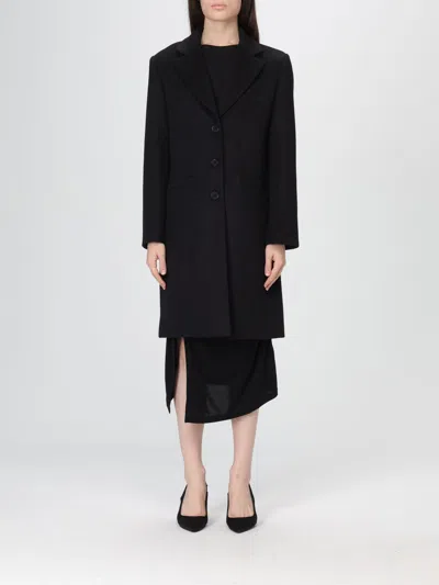 Liu •jo Coat Liu Jo Woman Color Black In Blue
