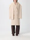 Liu •jo Coat Liu Jo Woman Color Cream In Multi