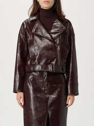 Liu •jo Coat Liu Jo Woman Color Dark In Burgundy