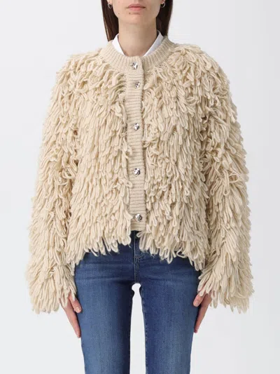 LIU •JO FUR COAT LIU JO WOMAN COLOR WHITE,H27719001