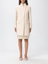 Liu •jo Coat Liu Jo Woman Color Yellow Cream In Neutral