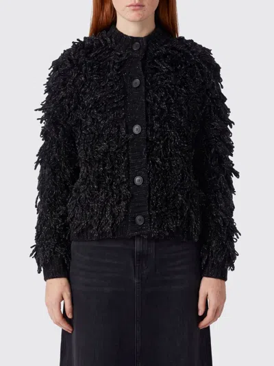 Liu •jo Liu Jo Coat Woman Color Black In Animal Print