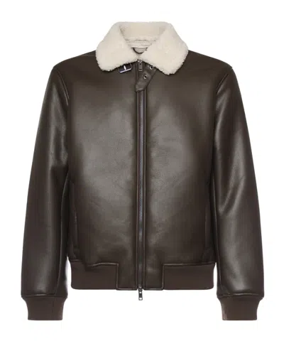 Liu •jo Liu Jo Coated Biker Jacket In Brown