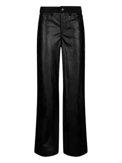 LIU •JO BUTTON-EMBELLISHMENT TROUSERS