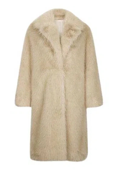 Liu •jo Faux-fur Coat In Brown