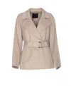 Liu •jo Coat Liu Jo Woman Color Beige In Neutral
